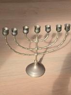 Prachtige antieke koperen/messing 7 armige menorah kandelaar, Ophalen of Verzenden, Koper of Brons