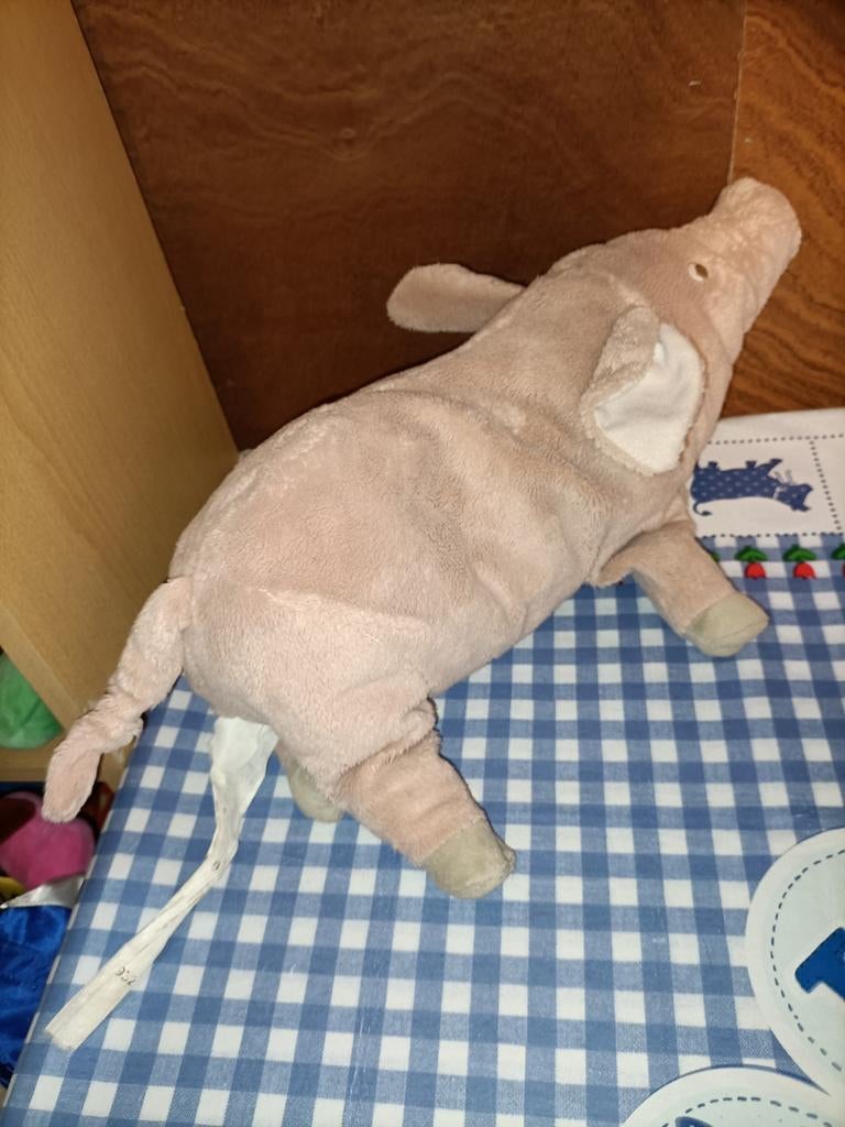 Roze varken van Ikea 39 cm groot, Ophalen of Verzenden, Zo goed als nieuw, Overige typen