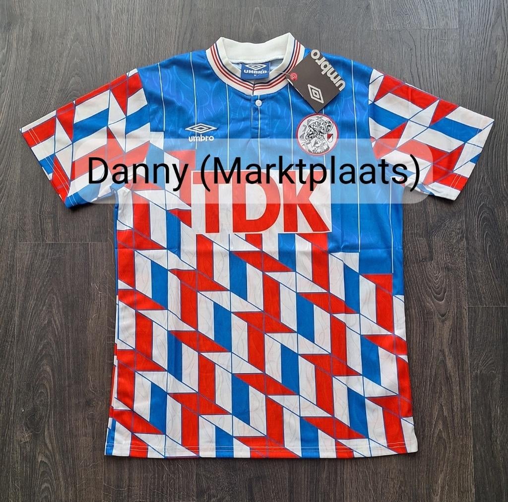 Ajax 1989/1990 shirt (retro / vintage / uitshirt) (nieuw), Sport en Fitness, Voetbal, Maat M, Verzenden, Nieuw, Shirt