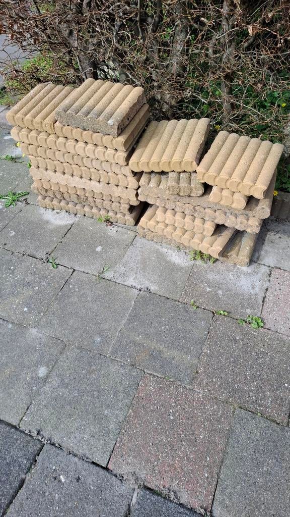 Borderstenen, Tuin en Terras, Terrasdelen en Vlonders, Ophalen, Hout