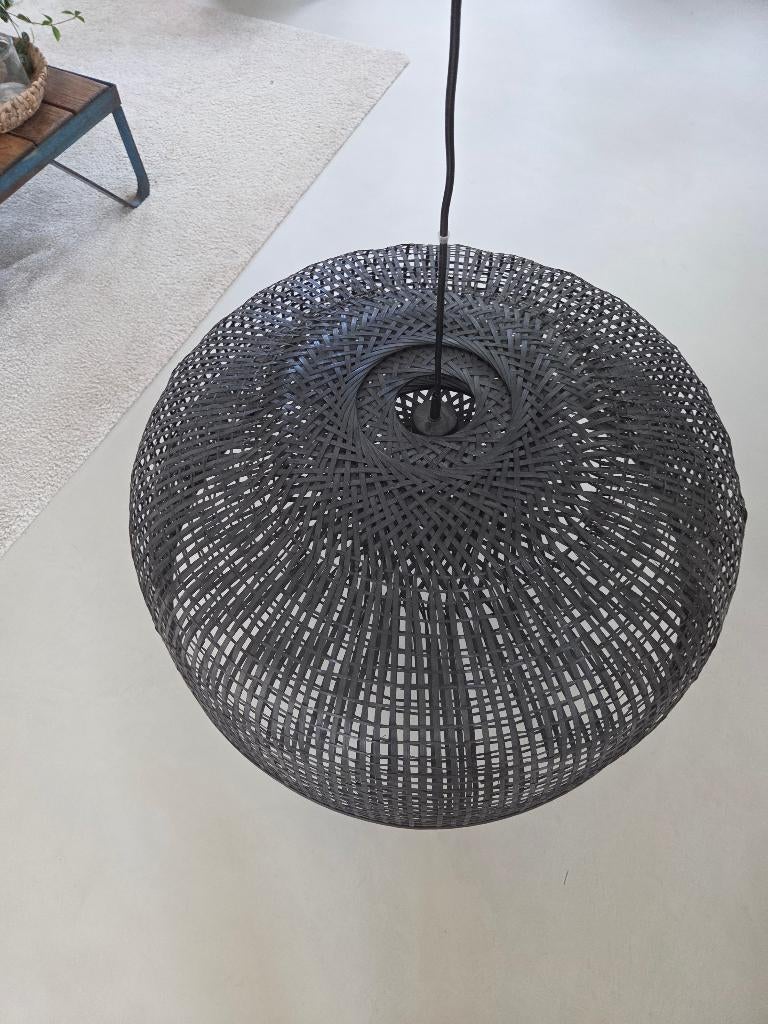 Hanglamp, Ophalen, Zo goed als nieuw, Riet, Minder dan 50 cm