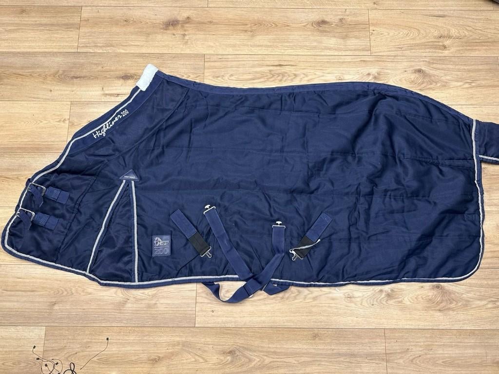 Harry’s horse highliner 200 blauw 195, Dieren en Toebehoren, Paarden en Pony's | Dekens en Dekjes, Gebruikt, 200 g, Ophalen of Verzenden