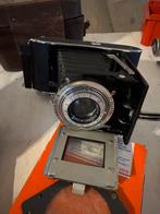 Vintage Balgcamera met accessoires, Audio, Tv en Foto, Fotocamera's Analoog, Ophalen of Verzenden, Gebruikt, Compact, Overige Merken