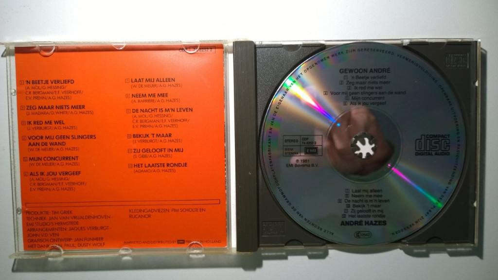 André Hazes - Gewoon André, Ophalen of Verzenden, Zo goed als nieuw, Levenslied of Smartlap