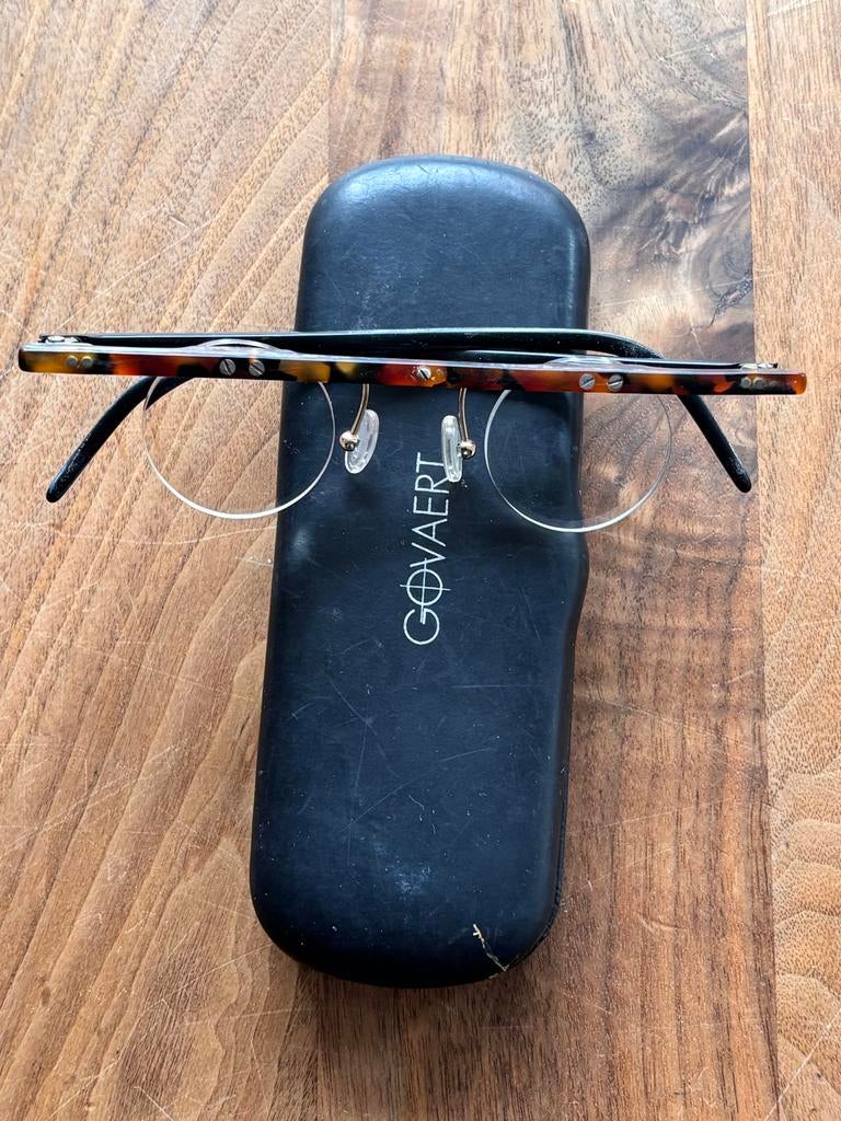 Vintage Bril - Zeer Apart Eyecatcher, Overige merken, Gebruikt, Bruin, Ophalen of Verzenden