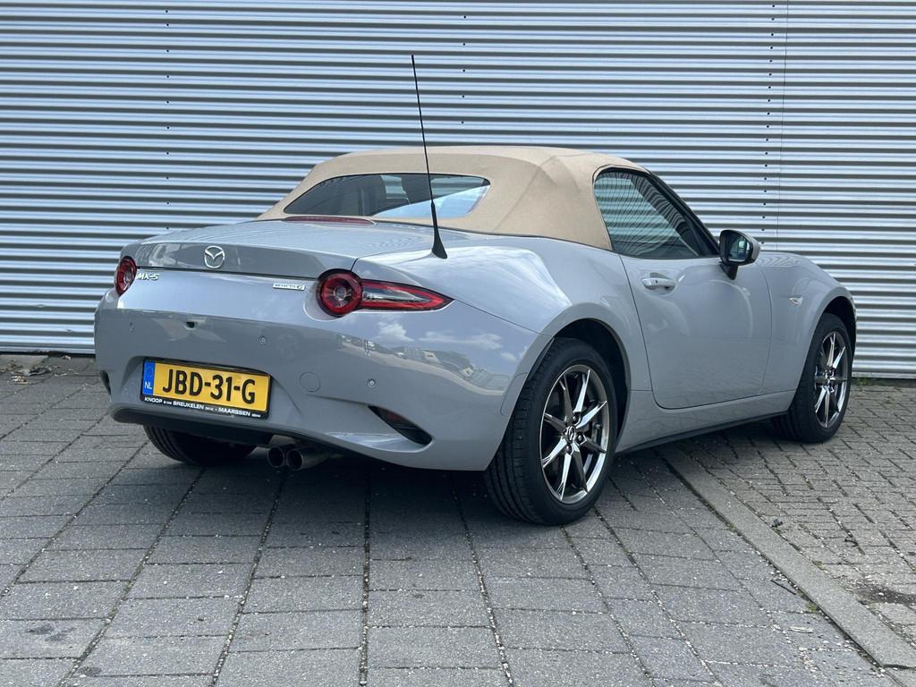 Mazda MX-5 1.5 SkyActiv-G 132 Kazari | LED | Camera | Leder, Auto's, Mazda, Achterwielaandrijving, Euro 6, 4 cilinders, Cabriolet