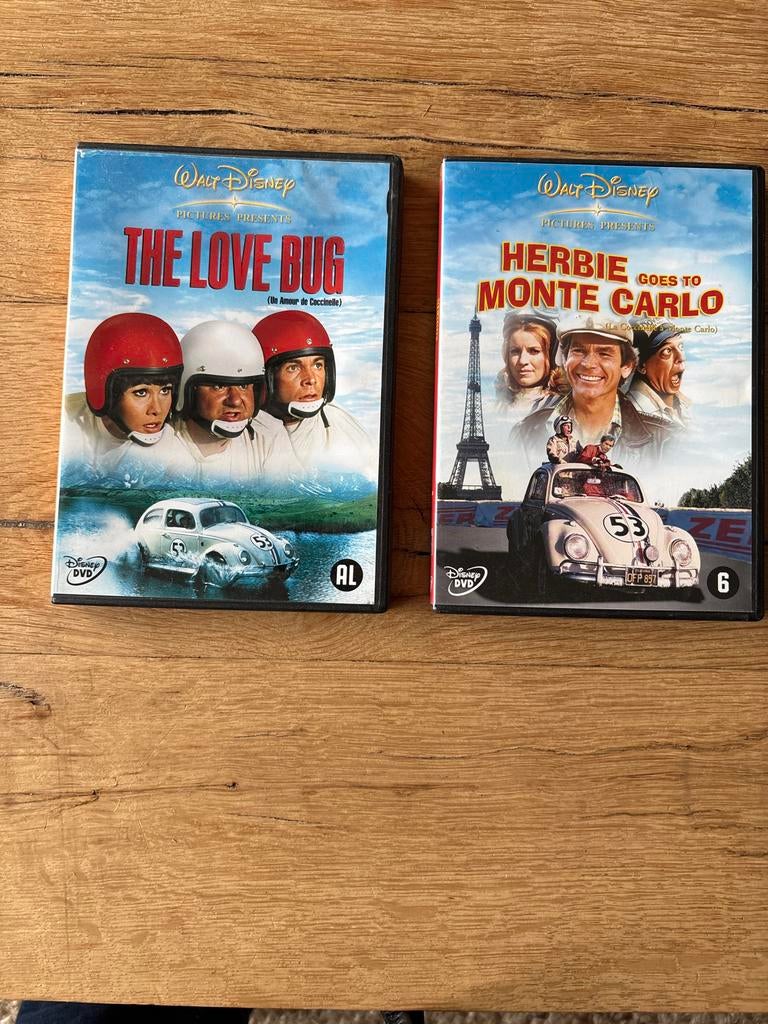 Herbie Films - The Love Bug & Herbie Goes to Monte Carlo, Alle leeftijden, Ophalen of Verzenden, Zo goed als nieuw, Actiekomedie