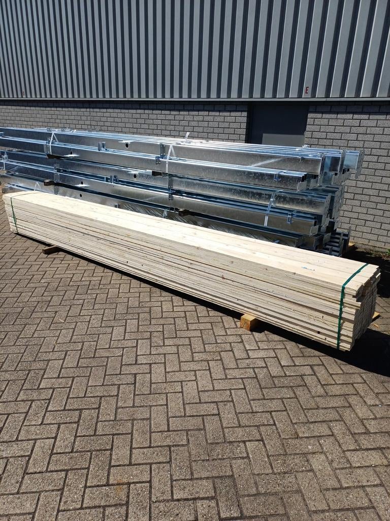 Vuren ruw 22 x 100, Ophalen, 250 cm of meer, Planken