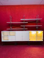Vintage modulaire kast wandmeubel Denka design Denmark, Ophalen of Verzenden