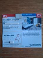 STAY & WELLNESS ARRANGEMENT HOTEL WATERSTATE IN GOES - 25%, Tickets en Kaartjes, Eén persoon, Kortingsbon, Arrangement