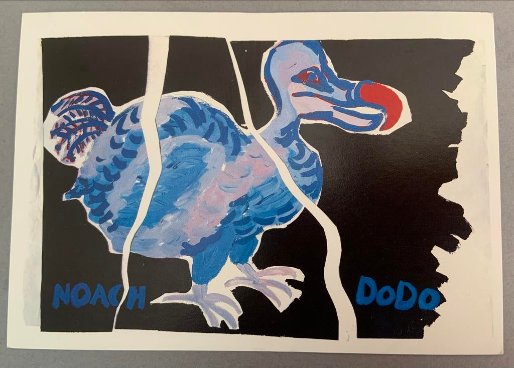 Karel Appel's NOACH Dodo Kaart - Nederlandse Opera 1994, Verzamelen, Ophalen of Verzenden, 1980 tot heden, Ongelopen, Zuid-Holland