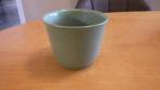 mooie lichtgroene vintage bloempot, Ophalen of Verzenden, Overige typen