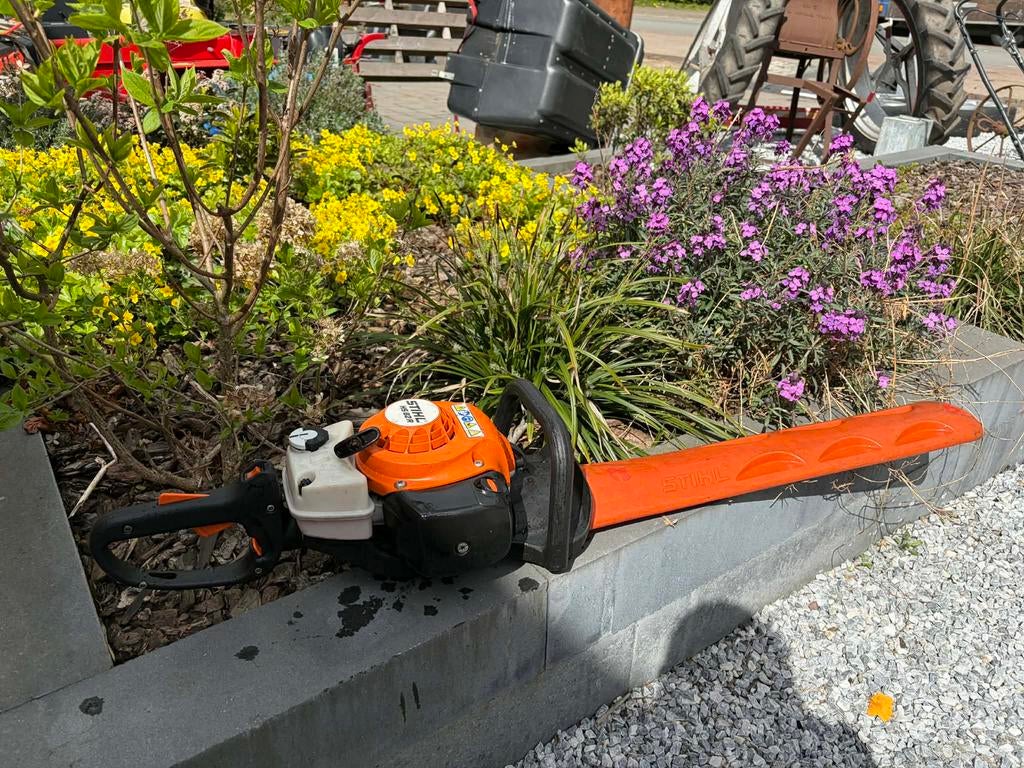 Stihl HS 82 R Heggenschaar, Ophalen of Verzenden, Zo goed als nieuw, Benzine