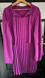 Magenta chique plisse jurk, Kleding | Dames, Grote Maten, Ophalen of Verzenden, Nieuw, Zwart, Jurk