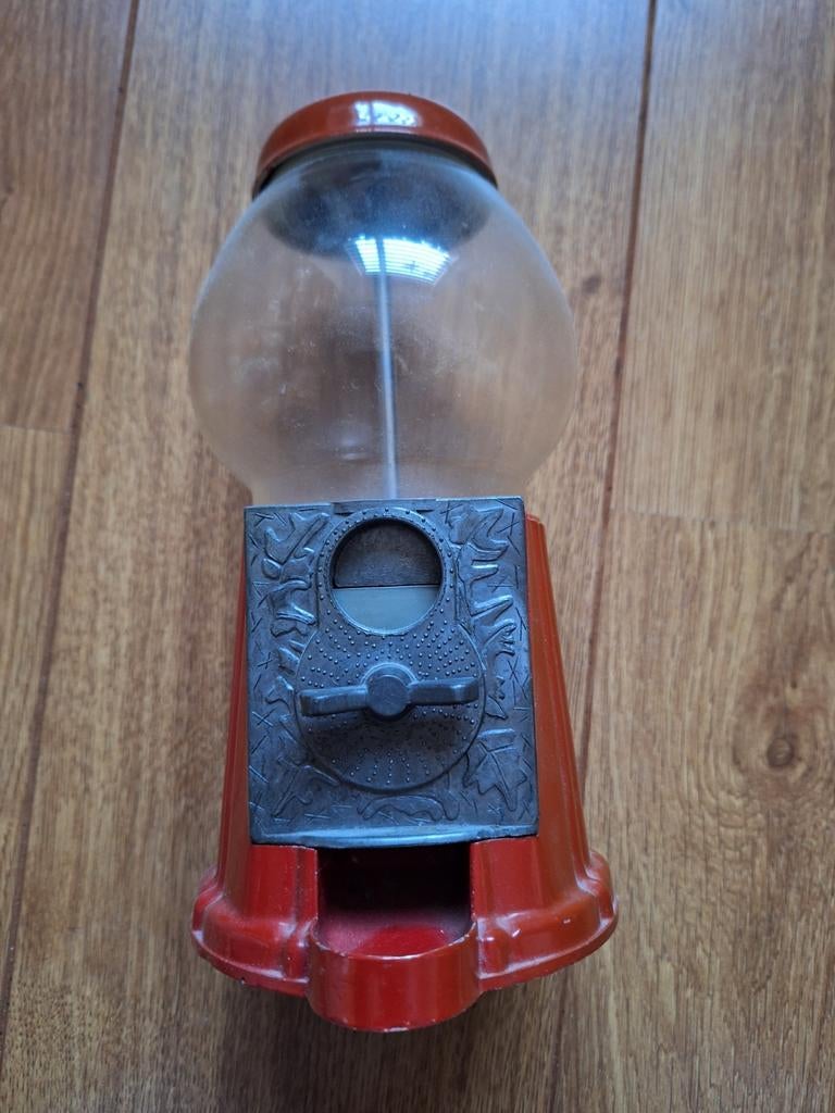 Vintage Kauwgomballenautomaat - Decoratief en Nostalgisch, Ophalen of Verzenden, Gebruikt