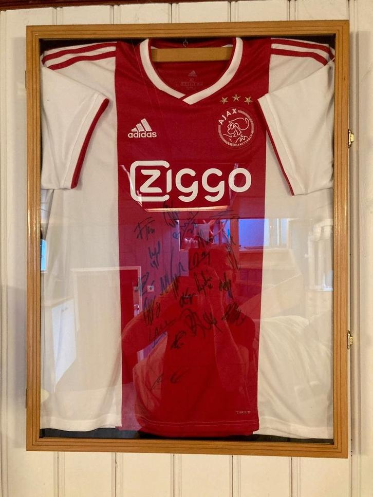 Collectors item: AJAX shirt 2019 met handtekeningen spelers, Verzamelen, Sportartikelen en Voetbal, Zo goed als nieuw, Shirt, Ajax