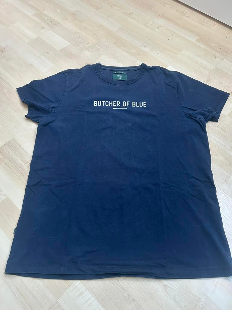 T shirt Butcher of Blue maat XL donerblauw heren, Ophalen of Verzenden, Zo goed als nieuw, Maat 56/58 (XL), Blauw