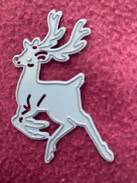 snijmal rennend hert Marianne design LR0179, Hobby en Vrije tijd, Ophalen of Verzenden, Zo goed als nieuw, Dieren, Pons of Mal