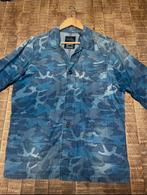 Blauwe leger print jack van Denham, Ophalen of Verzenden, Zo goed als nieuw, Maat 48/50 (M), Blauw