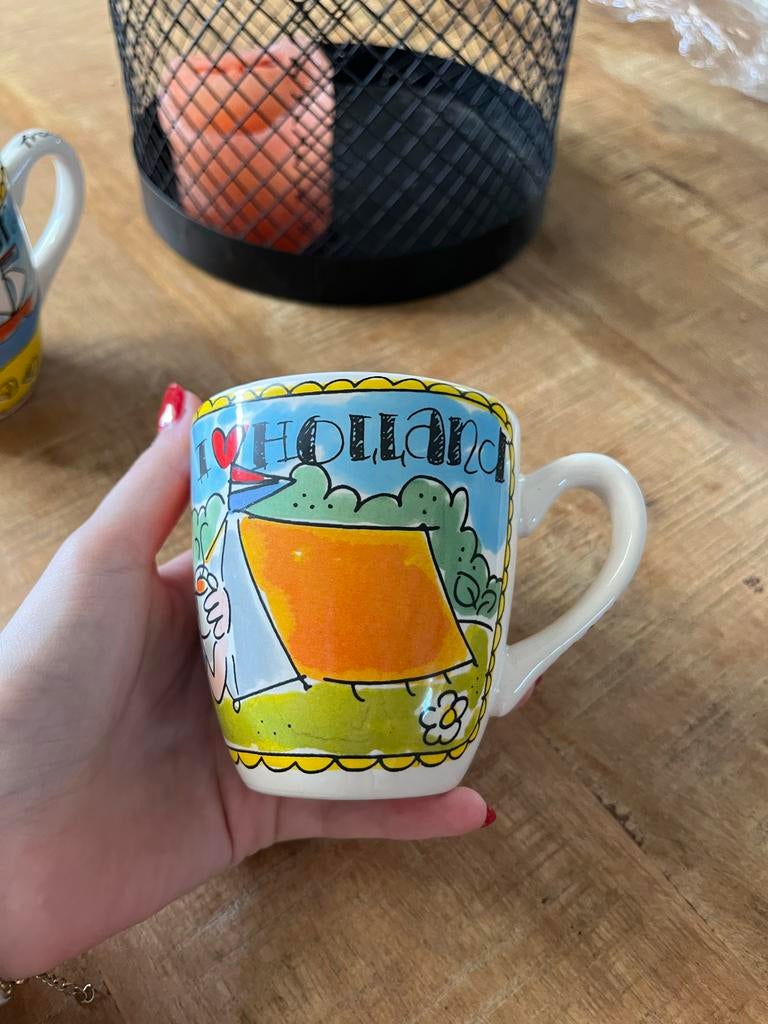 Blond Amsterdam mok "I love Holland camping thema", Blond Amsterdam, Verzenden, Zo goed als nieuw, Kop(pen) en/of Schotel(s)