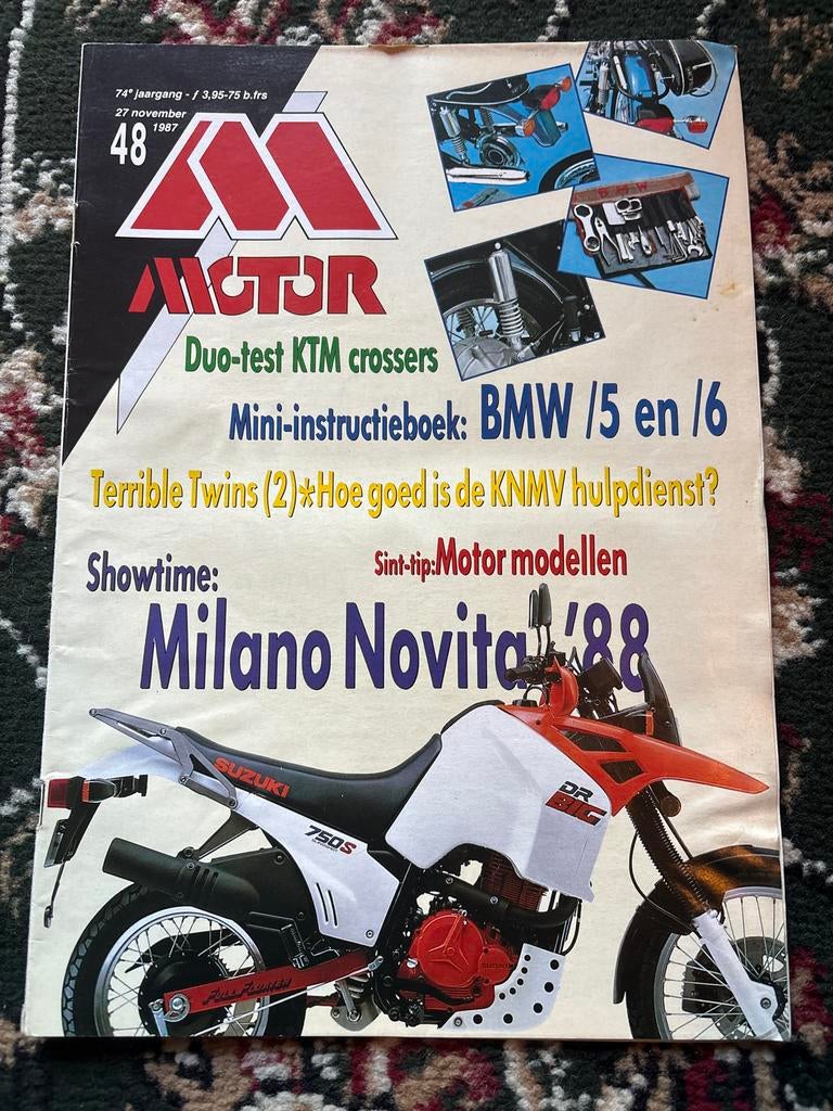 Motor Magazine 1987 - Duo-test KTM, BMW /5 & /6, Ophalen of Verzenden, Gelezen, Algemeen