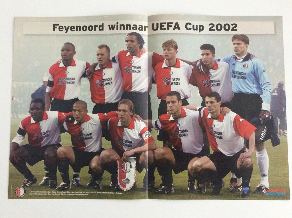 21x poster Feyenoord - 80's t/m 00's, Verzamelen, A4 of kleiner, Rechthoekig Liggend, Ophalen of Verzenden, Zo goed als nieuw