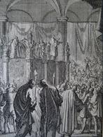 Gravure begrafenisstoet Philip II 1598 E. Boucquet 1699, Verzenden