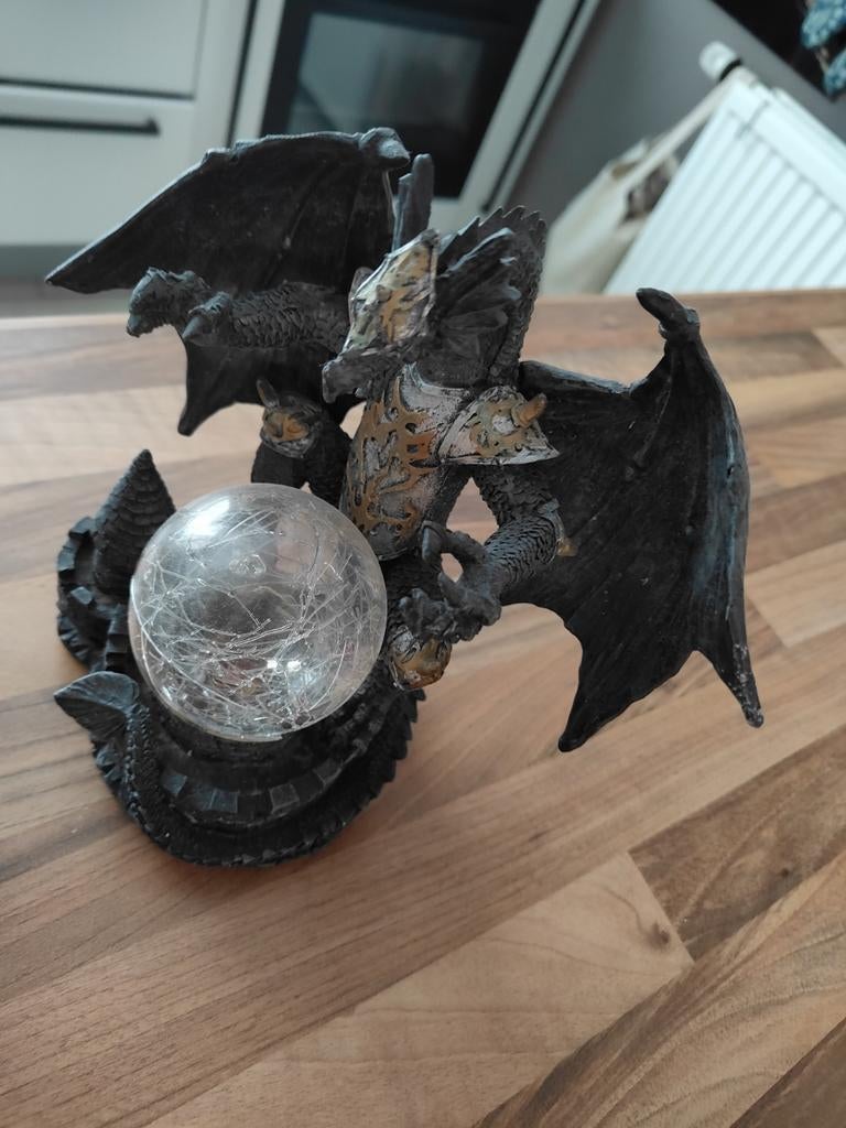 Veronese Kristallen Guardian Dragon WU78003A1, Verzamelen, Beelden en Beeldjes, Ophalen of Verzenden, Dier