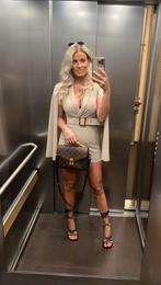 Beige korte butterfly jumpsuit maat s!, Ophalen, Zo goed als nieuw, Maat 36 (S), Beige