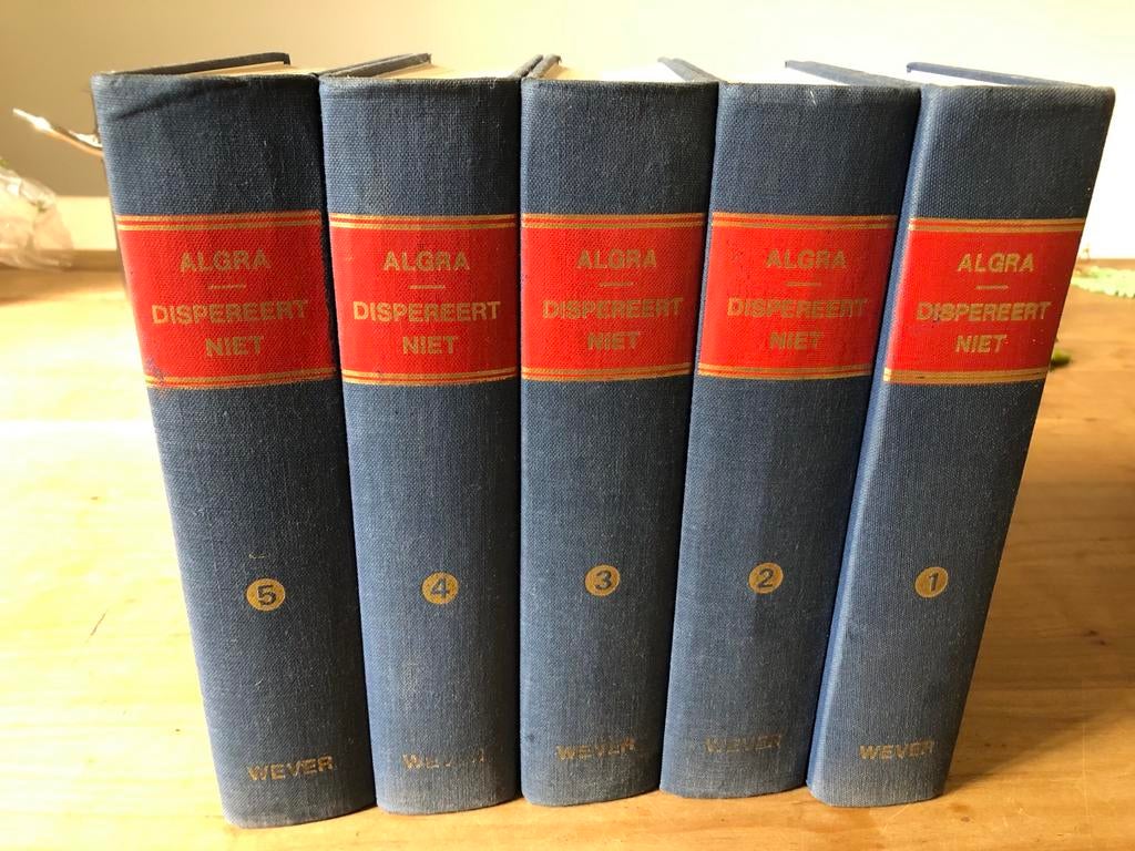 Algra - Dispereert Niet (5 delen), Boeken, Ophalen, 20e eeuw of later, Gelezen