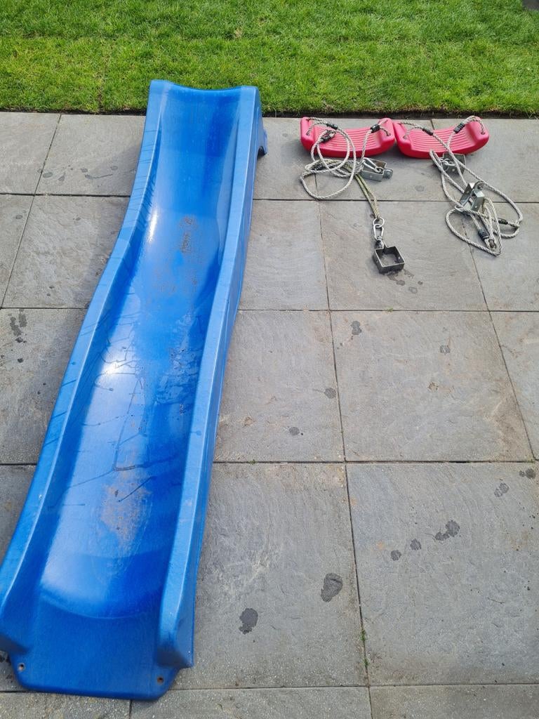 Schommels en glijbaan, Kinderen en Baby's, Speelgoed | Buiten | Speeltoestellen, Ophalen of Verzenden, Glijbaan