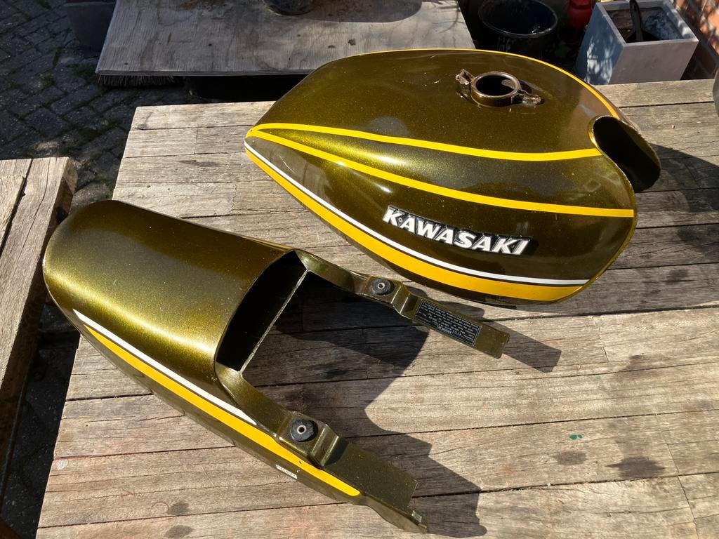 Kawasaki Z1A Z900 1974 Tank en Kont in Originele Lak, Ophalen, Gebruikt