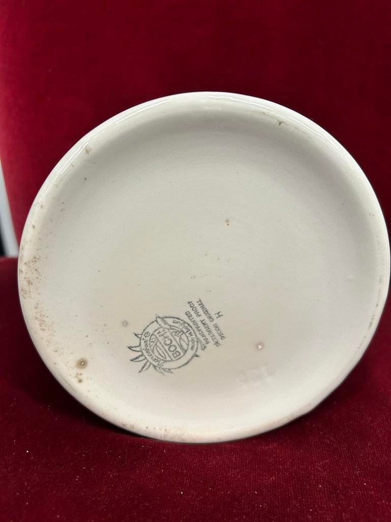 Boerenbont voorraadbus 'Poubelle de Table' met bloemendeksel, Ophalen of Verzenden