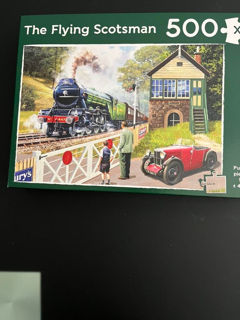 The flying scotsman legpuzzel, Ophalen of Verzenden, 500 t/m 1500 stukjes, Zo goed als nieuw
