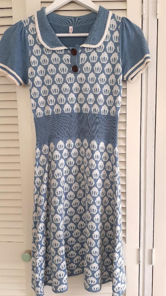 Heerlijke rekkende jurk - Blutsgeschwister, Kleding | Dames, Blauw, Ophalen of Verzenden, Knielengte, Maat 36 (S)