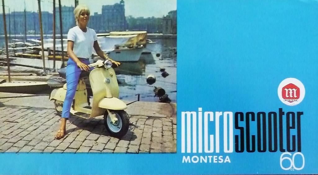 Folder MONTESA LAVERDA Micro- Scooter 60 1963, Motoren, Handleidingen en Instructieboekjes, Ophalen of Verzenden, Overige merken