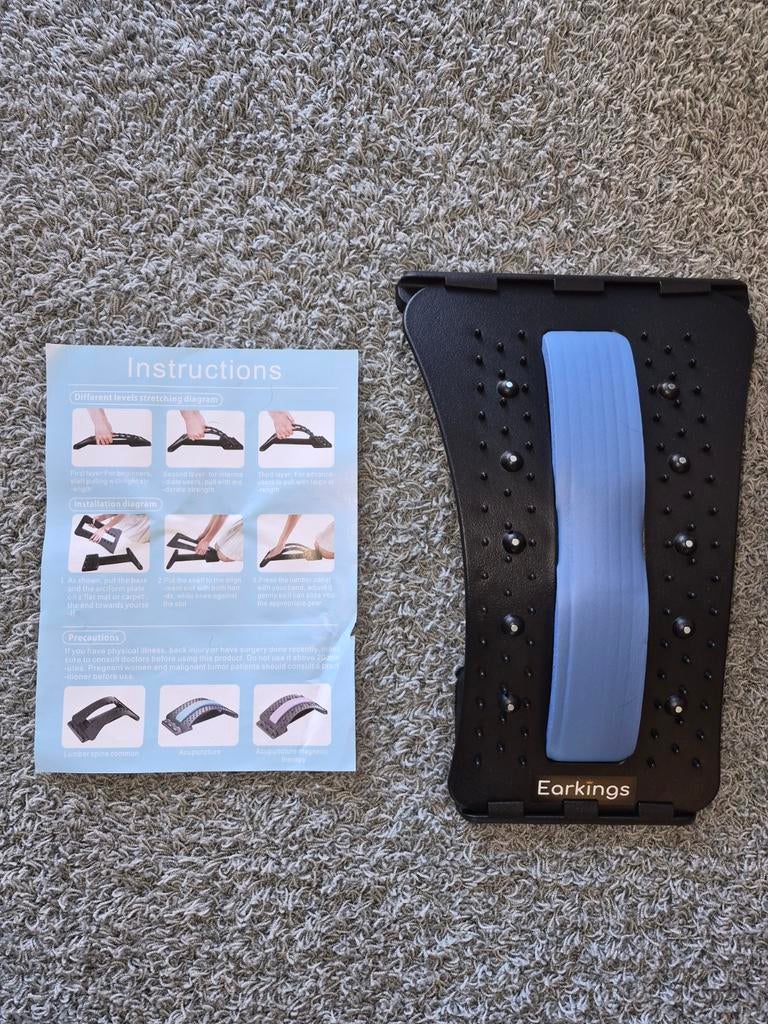 Backstretcher Earkings - Zo goed als nieuw, Sport en Fitness, Ophalen of Verzenden, Zo goed als nieuw, Apparaat