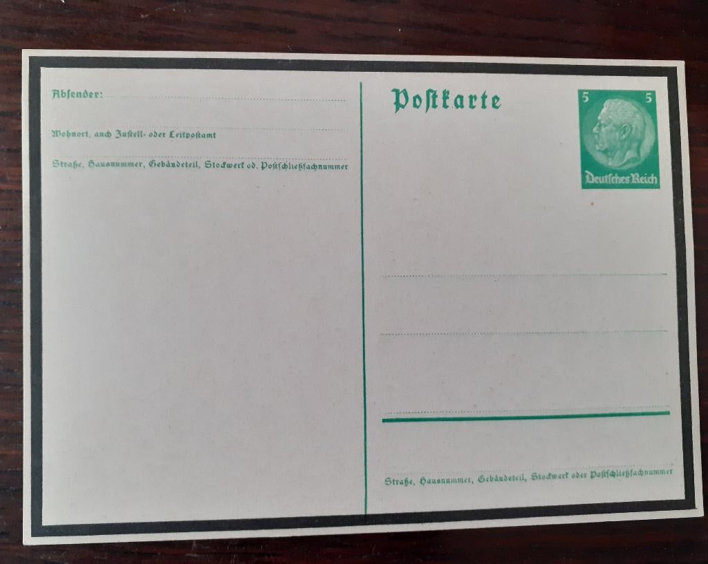 3 onbeschreven briefkaarten van Duitse Rijk, Verzenden, Overige periodes, Postfris