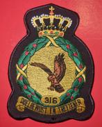 RNLAF patch 316 Sqn, Verzenden, Luchtmacht, Nederland, Embleem of Badge