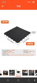 Kunststof garagevloertels, Kunststof, Overige typen, Nieuw, Minder dan 50 cm