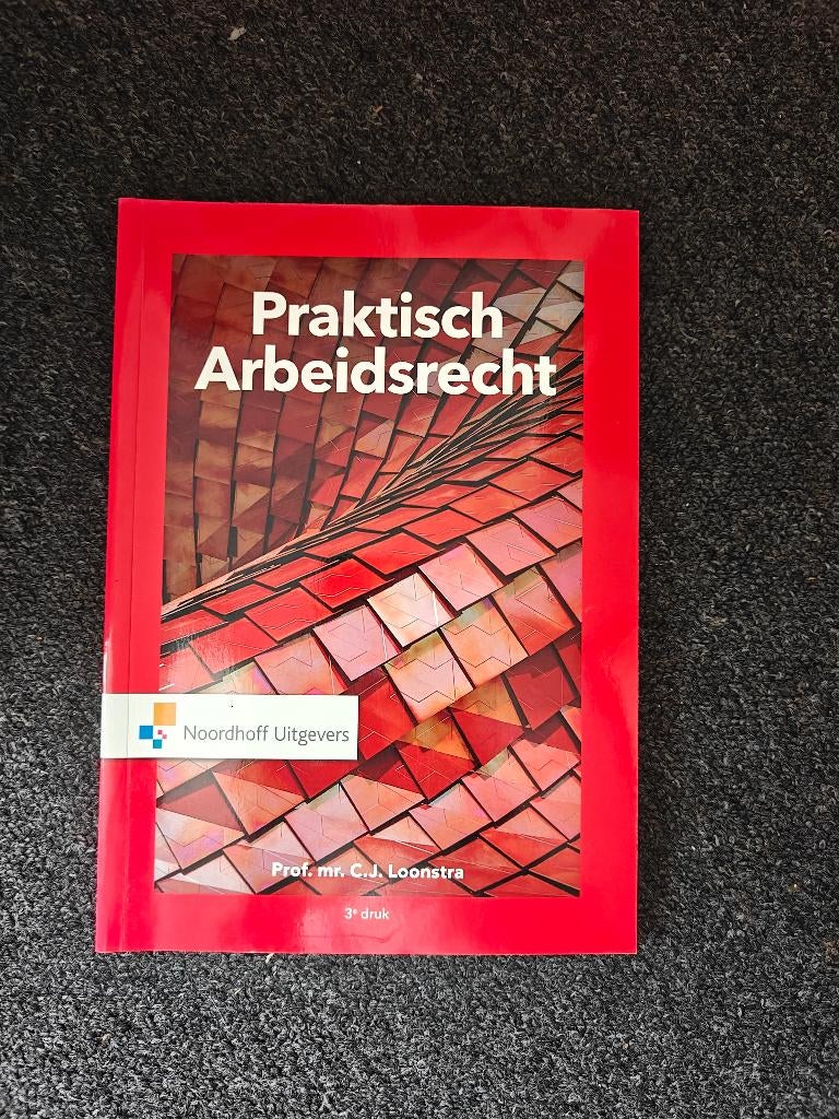 Praktisch arbeidsrecht, Boeken, Studieboeken en Cursussen, Zo goed als nieuw, Noordhoff Uitgevers, Alpha, HBO