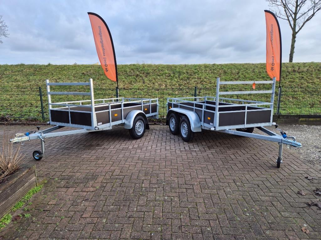 Altijd grote voorraad nieuwe aanhangwagens voor B-Rijbewijs, Ophalen, Nieuw