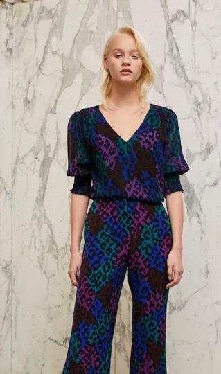 Fabienne Chapot Sheena top mt42, Ophalen of Verzenden, Zo goed als nieuw, Maat 38/40 (M), Paars