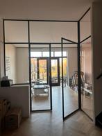 RVS Glazen Roomdivider met Dubbele Deuren - 266x90x320cm, Ophalen, Nieuw, Overige typen, 160 cm of meer