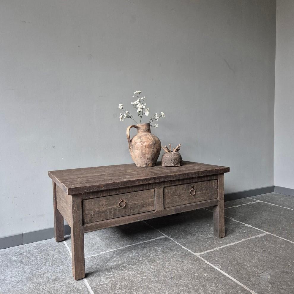 Salontafel driftwood landelijk sober stoer hout, Ophalen, Nieuw, 75 m² of meer, Parket