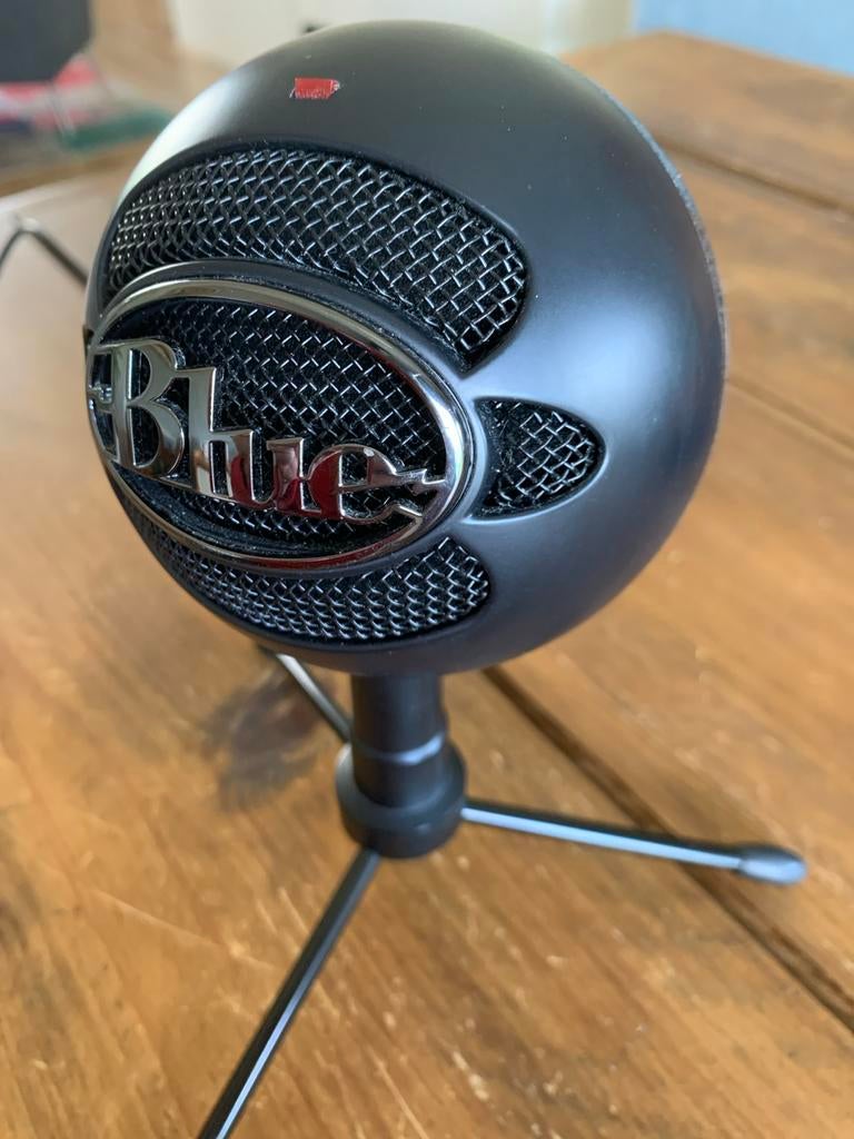 Blue Snowball usb microfoon, Muziek en Instrumenten, Microfoons, Ophalen, Gebruikt, Studiomicrofoon