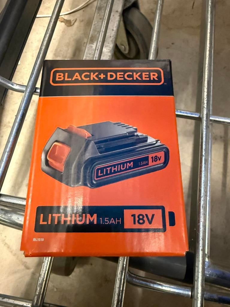 Black en Decker accu”s, Ophalen, Zo goed als nieuw