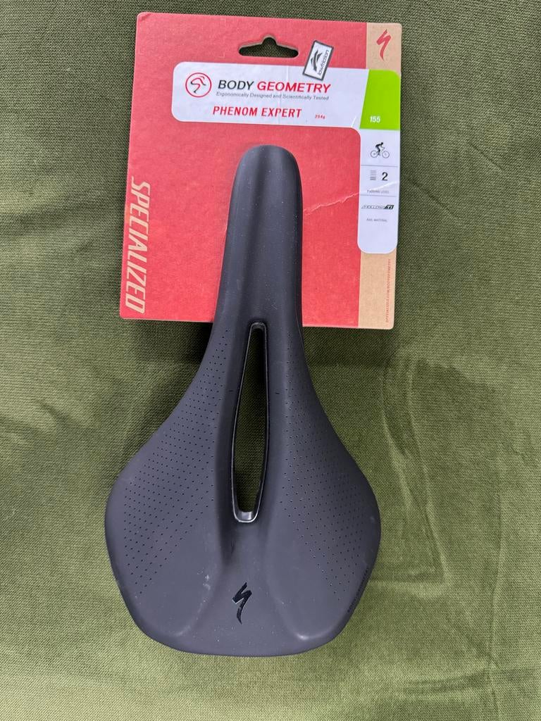 Specialized Phenom Expert Zadel Carbon Rails 155mm, Ophalen of Verzenden, Nieuw