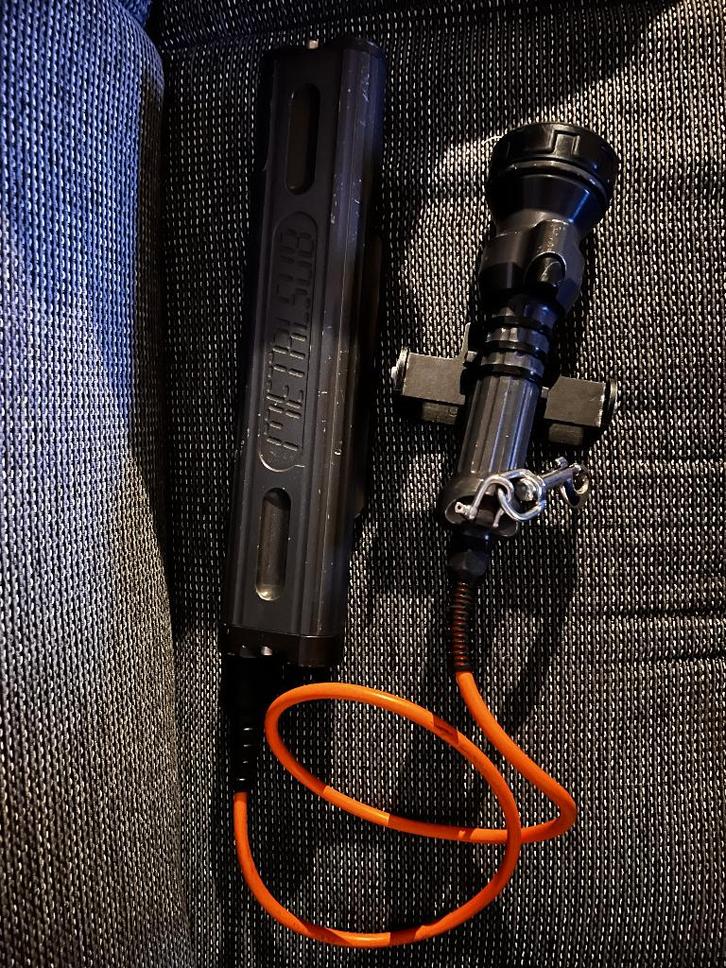 Metalsub kabellamp, Watersport en Boten, Duiken, Gebruikt, Duiklamp, Ophalen