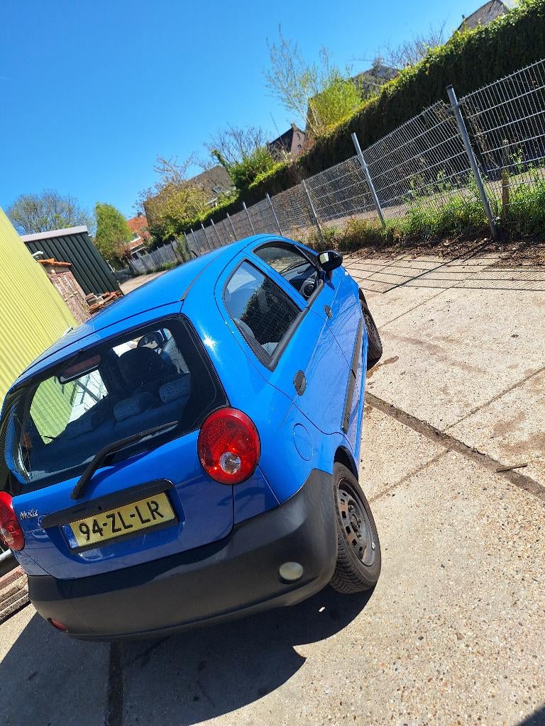 Chevrolet Matiz 0.8 2008 Blauw, Auto's, Voorwielaandrijving, Blauw, Origineel Nederlands, 19 km/l